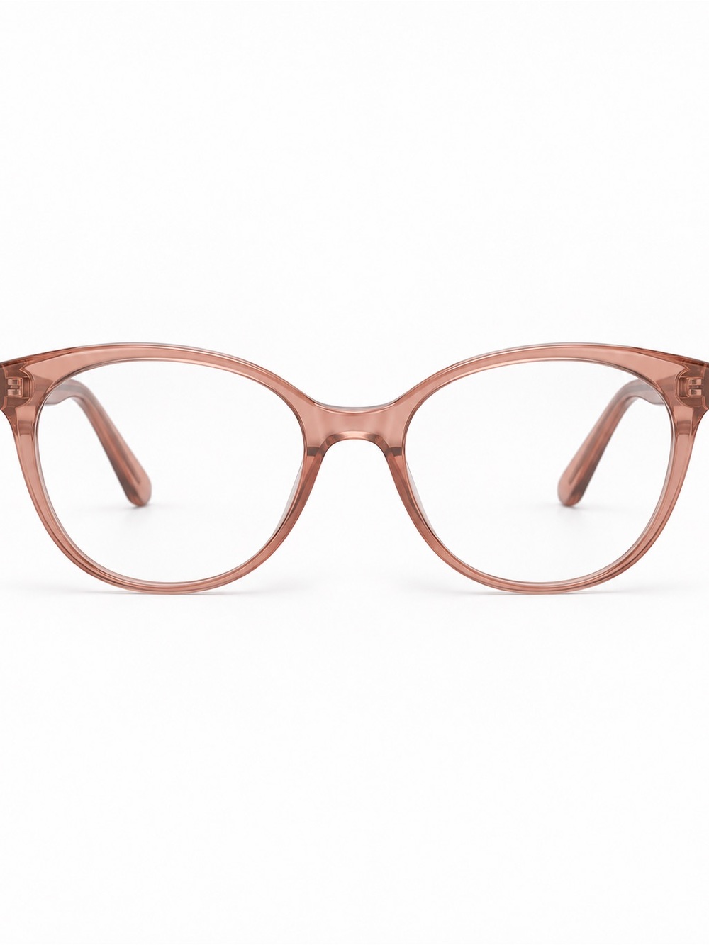 Transparent Rose Cat-Eye Optical Glasses for Women